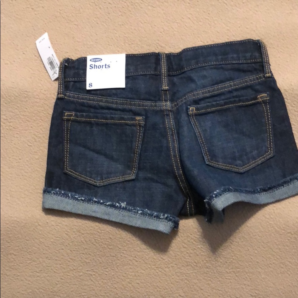 Blue jean shorts